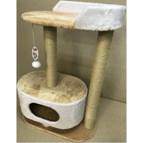 Игровой домик для кошек Балуй-14 сизаль