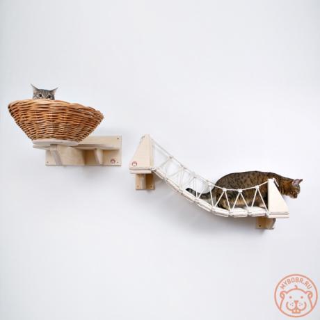 Настенный игровой комплекс для кошек «Орлиный взгляд»