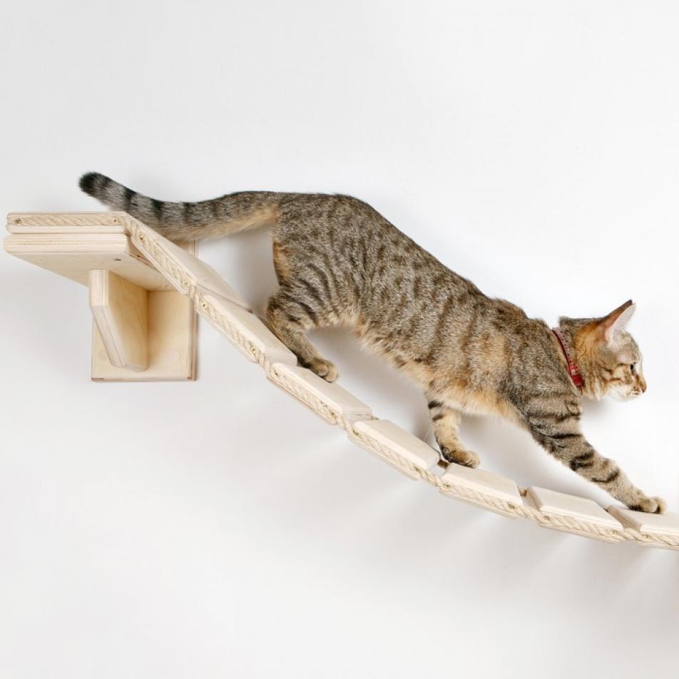 Мостик-лесенка подвесной на стену для кошки "Дорога к дому"