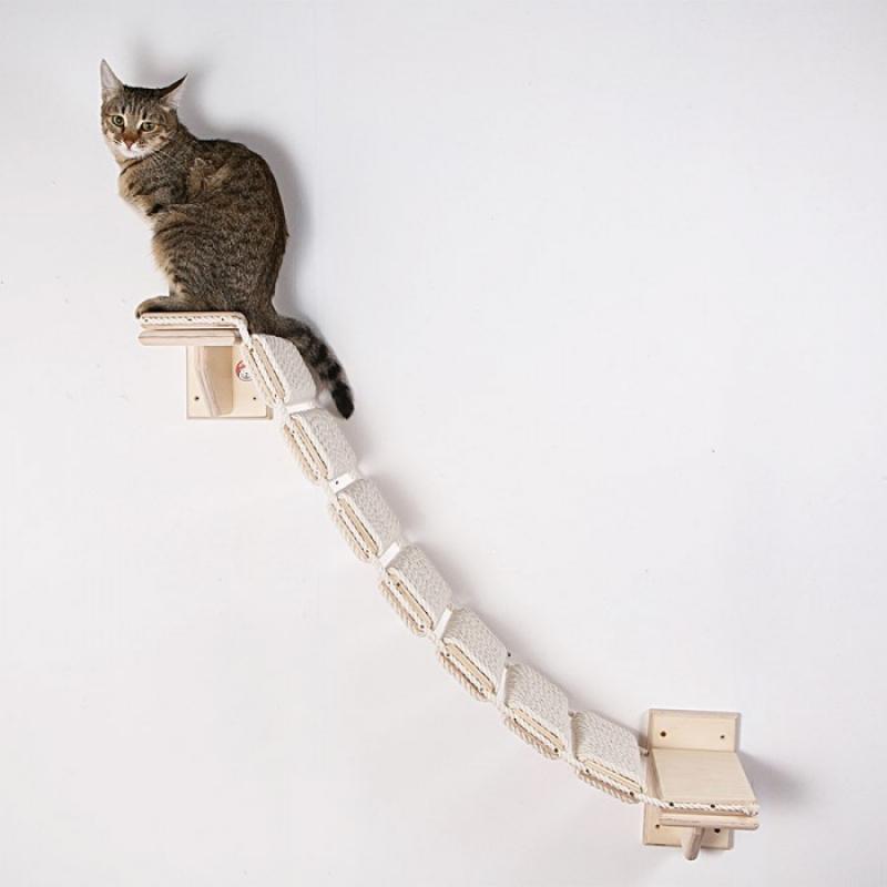 Мостик-лесенка с когтеточкой для кошки "Путь ниндзя"